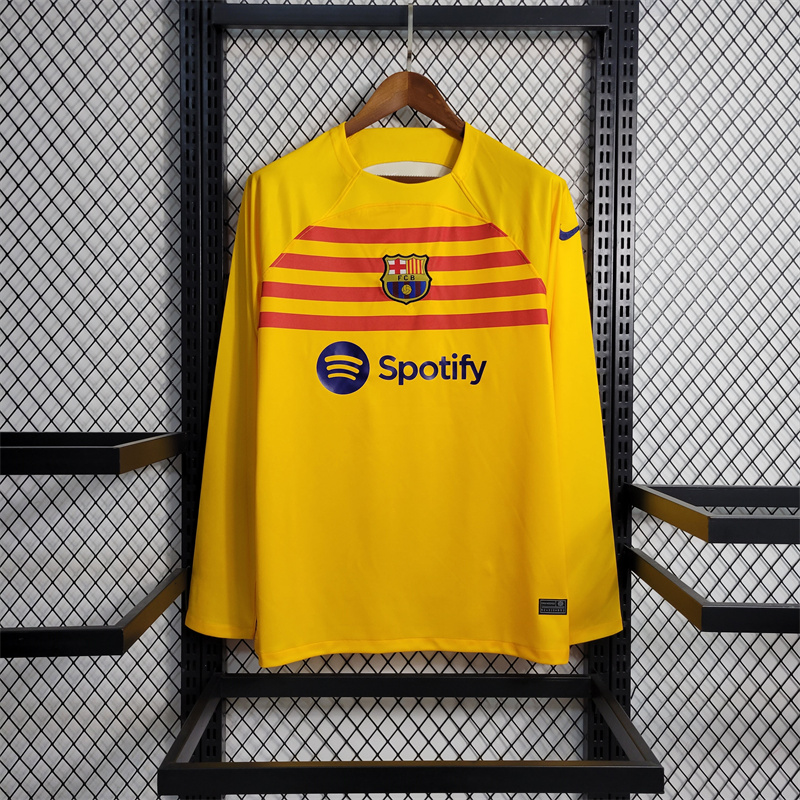 Barcelona 22/23 Forth Long Sleeve Jersey - Fans Version